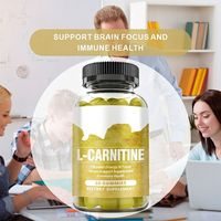 Gummies à la L-Carnitine HDK en marque privée OEM ODM pour un regain d'énergie, une meilleure concentration cérébrale et une meilleure santé immunitaire, sans sucre, véganes, 60 unités, vente en gros
