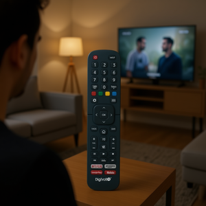 DigiVolt HiseNSE <b>TV</b> <b>Remote</b> <b>Control</b> HI-49 Compatible Smart <b>TV</b> - Product Image 2