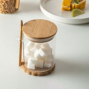 Juego de Especias de Lujo Personalizado Clásico de 450 ml, Botellas y Frascos de Vidrio Rectangulares Ecológicos con Tapas para Almacenamiento en Restaurantes - Product Image 3