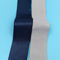 En gros, Sangle élastique brillante en tissu pelucheux pour sous-vêtements et soutiens-gorge, en Spandex/Nylon, pour couture de vêtements, Marque personnalisée