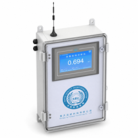 Système de surveillance de la qualité de l'eau avec transmetteur de chlore total continu en ligne, analyseur amperométrique de désinfectant, sortie 4-20mA