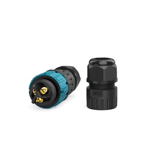 <span class=keywords><strong>El</strong></span> más nuevo conector de plástico PA66 impermeable de 3 pines de nailon macho hembra Mini cable <span class=keywords><strong>el</strong></span>éctrico de acoplamiento - Product Image 3