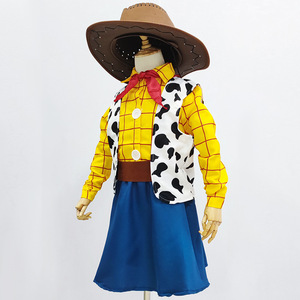Costume Woody de Toy Story pour enfants, tenue de cowgirl, déguisement d'Halloween, jeu de rôle, 8-13 ans, printemps 2025 - Product Image 2