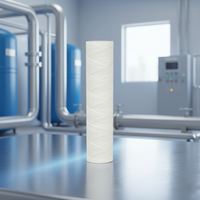 Cartouche filtrante DM personnalisée en polypropylène 226 à double extrémité ouverte, haut débit, 40 pouces, pour filtration de sédiments sous pression