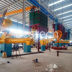 Foundry furan resin sand molding and casting machinery for iron casting production line