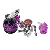 Offre Spéciale – En Stock : Petit Kit Chicha Arabe en Acrylique avec Accessoires en Verre