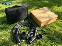 Nouveau câble de charge pour véhicule électrique Mega Type 2, 7 kW, 32 A, monophasé, connecteur 10 m, IEC62196, IP65, pour CE, UKCA, ROHS, CB, garantie 5 ans