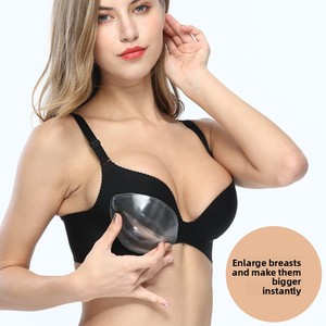 Coussinets de soutien-gorge en silicone transparents, imperméables, épais, invisibles, rehausseurs de poitrine pour maillots de bain, robes et caracos pour femmes - Product Image 2