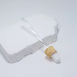 Botella de Vidrio Esmerilado Transparente para Aceites Esenciales de 5 ml, 10 ml, 15 ml, 20 ml, 30 ml, 50 ml, 100 ml con Gotero de Plástico y Tapa de Bambú - Product Image 4