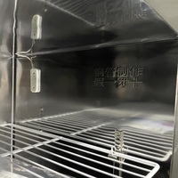 Congélateur vertical, armoire réfrigérée mobile, réfrigérateur commercial en acier inoxydable, équipement de réfrigération commerciale