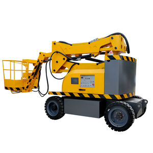 14 м самоходный подъемник, телескопическая воздушная Рабочая платформа, шарнирный буксируемый Электрический гусеничный подъемник, нагрузка 200 кг - Product Image 2