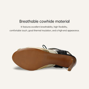 Zapatos de Baile Latino con Cordones para Mujer, Nuevos, de Alta Calidad, Hechos a Mano en Italia, Tacones de Aguja Sexys para Fiestas de Verano, Baile de Salón - Product Image 3