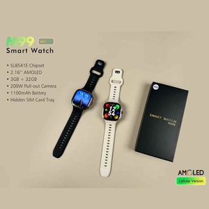 Montre connectée M99 Amoled 4GSIM, best-seller, appel vidéo, 1100mAh, 3,3 Go, version mondiale, surveillance de la santé, montre connectée unisexe - Product Image 4