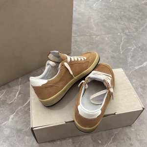 Chaussures rétro pour femmes avec semelle rehaussante, étoile à cinq branches, étoiles internes, style délavé, en daim, chaussures montantes pour hommes - Product Image 4