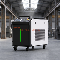 Machine de nettoyage au laser à fibre pulsée 1000W, refroidie par eau, pour l'élimination de la rouille et de la peinture, nettoyeur de surfaces métalliques industrielles