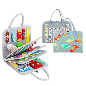 Noël Thanksgiving cadeau filles rose licorne Montessori éducatif enfants tout-petits jouet feutre occupé conseil calme livres pour garçon et <span class=keywords><strong>fille</strong></span> - Product Image 1