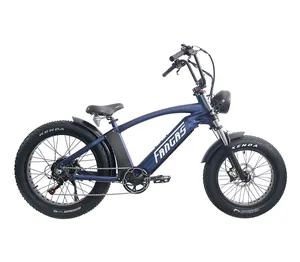 Bicicleta eléctrica de 48V 750w/2021 W, neumático ancho, freno de disco hidráulico, batería de litio, 1000