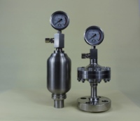 Vanne d'amortisseur d'impulsion de type air en acier inoxydable pour système de pulsation de pipeline de réduction