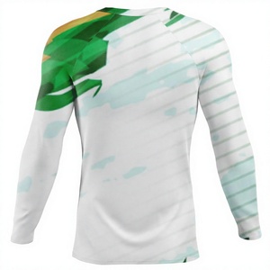 Camiseta de Manga Larga Anti-UV Personalizada para MMA, BJJ, Kickboxing, Transpirable, de Secado Rápido con Logotipo Personalizado - Product Image 2