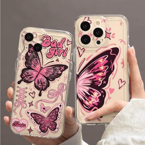 Bowknot <span class=keywords><strong>rosa</strong></span> con stampa a farfalla Shockproof Space TPU custodia per telefono cellulare per <span class=keywords><strong>Iphone</strong></span> 8 X Xr Xs 11 12 <span class=keywords><strong>13</strong></span> 14 15 16 17 <span class=keywords><strong>Pro</strong></span> <span class=keywords><strong>Max</strong></span> - Product Image 5