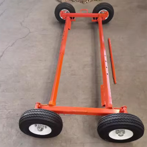 Nhiệm vụ nặng nề 4-bánh xe <span class=keywords><strong>Dolly</strong></span> Trailer - 6000lbs công suất cho tự động kéo & Giao thông vận tải - Product Image 4
