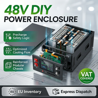 Kit de Caja de Batería LiFePO4 DIY de 48V 51.2V 16S 280Ah 314Ah 15KWh 16KWh 200A con BMS Inteligente para Almacenamiento de Energía Solar