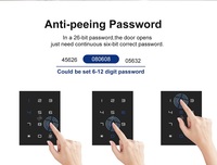 Cerradura de puerta inteligente electrónica impermeable Tuya Wifi para Apple Homekit, cerradura de puerta inteligente de Seguridad Biométrica de huellas dactilares con aplicación