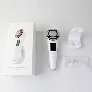 Appareil de soin de la peau à vibrations chaudes et froides, appareil de beauté portable, machine de tonification ionique de la peau pour lutter contre les <span class=keywords><strong>rides</strong></span>, nettoyer en profondeur, calmer la peau - Product Image 6
