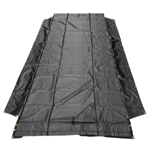 Bâches de camion benne enduites de vinyle avec rabats et œillets soudés, 8'x16' - Product Image 1