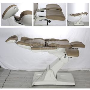 Sillón Eléctrico Portátil Ajustable de Cuero PU para Salón de Belleza, Cama de Masaje con Estructura Metálica para Uso en Sótanos - Product Image 5