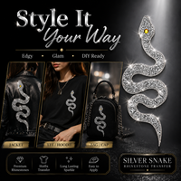 Patch Serpent en Feutre Brodé 3D Perlé Fait Main, à Coudre ou à Coller, pour Chaussures, Chapeaux, Sacs, Vêtements et Manteaux – Style Europe et États-Unis