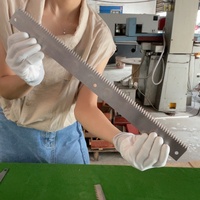 Machine d'emballage automatique pour Biscuits et barres de chocolat, ligne de Production, Snack alimentaire, sac en plastique, lames de coupe, couteau à dents
