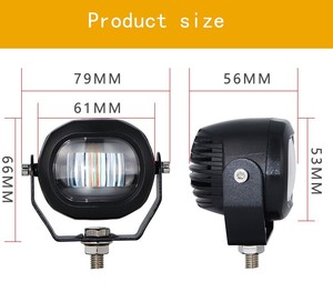 Feux de signalisation LED rouge/bleu pour camion, lampe de sécurité pour chariot élévateur, LED - Product Image 5