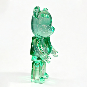 Estatua de Oso BearBrick de Resina Transparente, Diseño Artístico Hecho a Mano, con Color Personalizable, para Decoración Moderna del Hogar, Coleccionables - Product Image 3