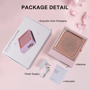 Coletor de Pó de Unha a Vácuo OEM/ODM com Limpador e Potente Sucção com Turbo Ventilador para Mesa de Manicure - Product Image 6