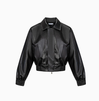 Veste en jean délavée vintage coupe ample imprimée Kornit personnalisée avec motif squelette, fermeture éclair avant et service OEM