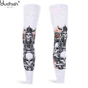 Personalizado <span class=keywords><strong>Baloncesto</strong></span> Béisbol Ciclismo Tatuaje Estampado Compresión Protección solar Mangas del brazo - Product Image 2