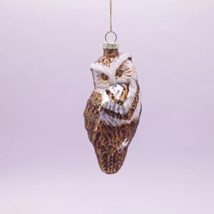 Adornos Colgantes de Cristal Soplado para Árbol de Navidad, Búho, Cisne Blanco, Pájaros, Animales, Regalo, Bolas de Cristal Navideñas - Product Image 2