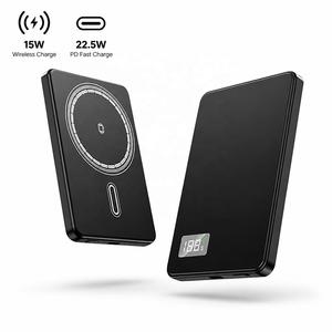 Batería <span class=keywords><strong>Externa</strong></span> Portátil Inalámbrica Ultra Delgada de 5000mAh/10000mAh con Carga Rápida de 22.5W, Power Bank Magnético de Fábrica - Product Image 1
