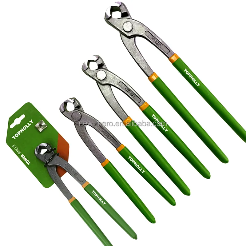 8 to 12 " Inch Cut Jaw Germany Type Claw Cobbler Pincer Twisting Pliers Tower Nipper End Cutting Concrete Tower Pincer Pliers