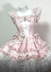 Vestido Original Lolita Moonlight Mirror JSK, Elegante y Dulce, Falda de Poliéster para Mujer Adulta, Estilo Princesa, Disfraz de Cosplay - Product Image 5