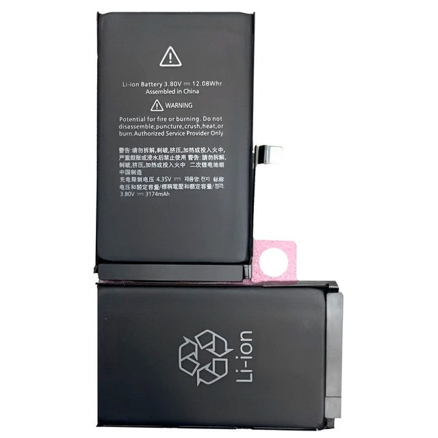 Mobile Phone 3174mAh Rear Battery for iPhone XS Max Replacement