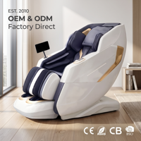 Silla de Masaje 3D, Nueva Silla de Masaje con IA, Producto de Masaje 4D, Silla de Masaje de Lujo para Cuerpo Completo, para Hogar y Oficina, Directamente de Fábrica OEM