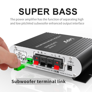 เครื่องขยายเสียง 2.1 แชนแนล รุ่น D1494 ยี่ห้อ Lepy รุ่น <span class=keywords><strong>Lp</strong></span> <span class=keywords><strong>838</strong></span> / <span class=keywords><strong>Lp</strong></span>-<span class=keywords><strong>838</strong></span> 5.1 / Lp838  Lepy Mini Hifi 5.1 สำหรับรถยนต์ - Product Image 3