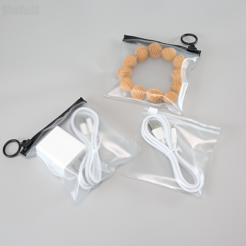 Sac noir à fermeture éclair