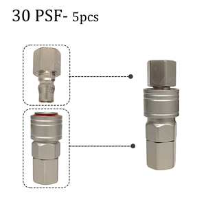 air <b>Quick</b> Release Coupling Pneumatic Coupler Big Body Two Touch - Product Image 2