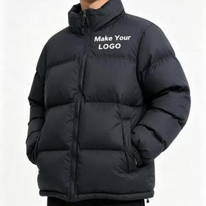 Giacca Invernale da Uomo di Lusso The Jacket For North City con Cappuccio, Design Crop Top, Personalizzabile, Impermeabile, Finitura Liscia Lavata - Product Image 1