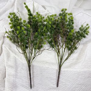 Plante Artificielle Dream Castle 30cm-100cm, Bouquet de Fleurs en Soie à Branche Unique, Décoration de Mariage, Ornement pour la Maison - Product Image 2
