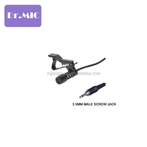 Bán buôn sản xuất có dây condenser ve áo microphone thông tin liên lạc Lavalier Microphone mini XLR Microphone - Product Image 4