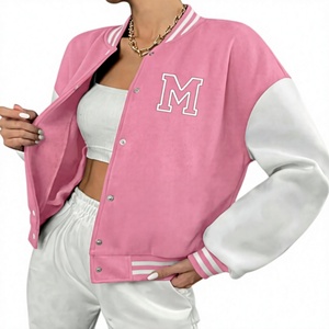 Veste universitaire chauffante écologique pour femme grande taille, style streetwear, personnalisable avec logo, pour l'hiver, tenue décontractée, vente en gros - Product Image 1